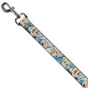 Dog Leash - Dr. Stone Senku Ishigami Expression Blocks Blues