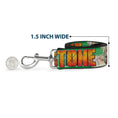Load image into Gallery viewer, Dog Leash - DR. STONE Title Logo and Suika Face Close-Up Greens
