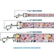 Dog Leash - Fruits Basket Kyo and Yuki Easter Themed Animage Poster Pose Pink