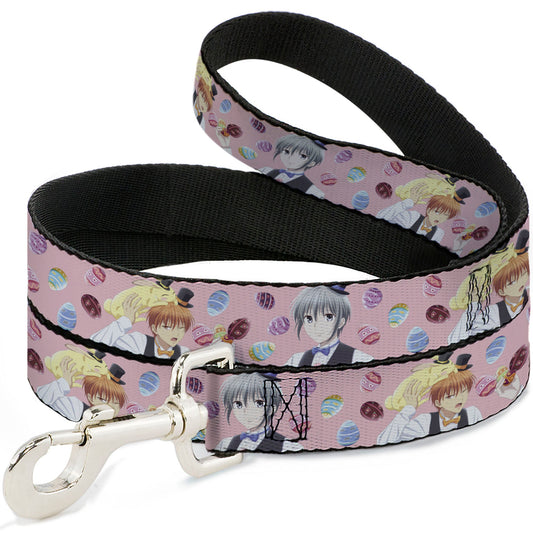 Dog Leash - Fruits Basket Kyo and Yuki Easter Themed Animage Poster Pose Pink