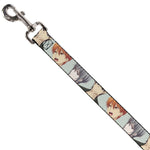 Dog Leash - Fruits Basket Kyo Yuki Shigure Group Faces Mint Green