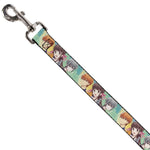 Dog Leash - Fruits Basket Kyo Tohru Yuki Group Pose Greens/Blues