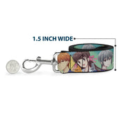 Dog Leash - Fruits Basket Kyo Tohru Yuki Group Pose Greens/Blues