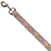 Dog Leash - Fruits Basket Chibi Kyo Soma and Cat Scattered Blue/Orange