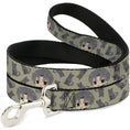 Load image into Gallery viewer, Dog Leash - Fruits Basket Chibi Shigure Soma and Dog Scattered Olive/Gray
