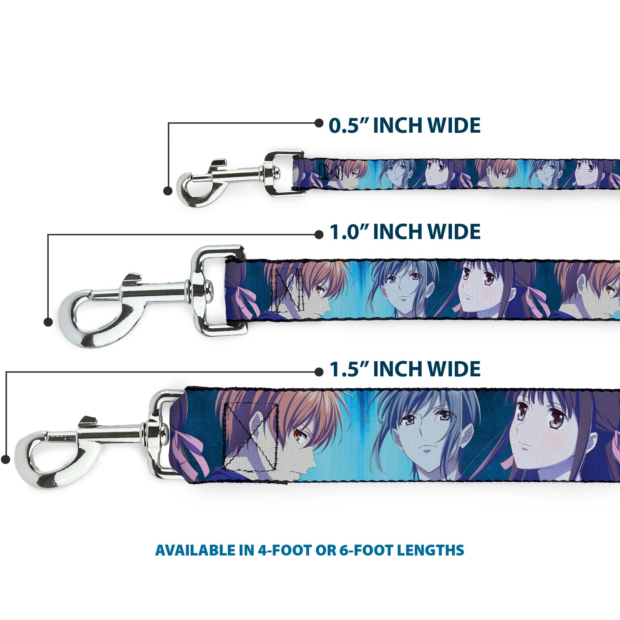 Dog Leash - Fruits Basket Yuki Tohru Kyo Final Season Group Pose Blues