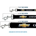 Load image into Gallery viewer, Dog Leash - Chevy Bowtie Black/Gold Logo REPEAT
