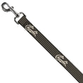 Load image into Gallery viewer, Dog Leash - CHEVROLET Heritage Script/Stripe Charcoal/Tan
