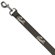 Dog Leash - CHEVROLET Heritage Script/Stripe Charcoal/Tan