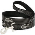 Load image into Gallery viewer, Dog Leash - CHEVROLET Heritage Script/Stripe Charcoal/Tan
