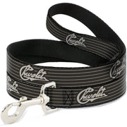 Dog Leash - CHEVROLET Heritage Script/Stripe Charcoal/Tan