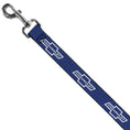 Load image into Gallery viewer, Dog Leash - 1965 CHEVROLET Bowtie Blue/White

