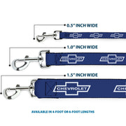 Dog Leash - 1965 CHEVROLET Bowtie Blue/White