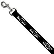 Dog Leash - 1965 CHEVROLET Bowtie Black/White