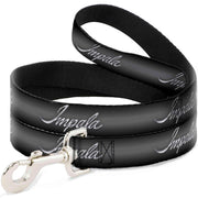 Dog Leash - IMPALA Script Emblem Gray Fade/Silver