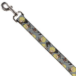 Dog Leash - Hell's Paradise Chibi Aza Chobei Axe Poses Scattered Gray