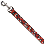 Dog Leash - Hell's Paradise Chibi Aza Toma Sword Poses Scattered Red