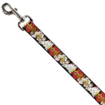 Dog Leash - Hell's Paradise Gabimaru and Sagiri Title Pose and Logo Red