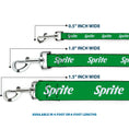 Load image into Gallery viewer, Dog Leash - SPRITE Logo Green/White
