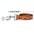 Load image into Gallery viewer, Dog Leash - FANTA Logo Orange/Blue/White
