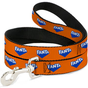 Dog Leash - FANTA Logo Orange/Blue/White