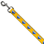 Dog Leash - FANTA Logo Pineapple Yellow/Blue/White