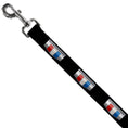 Load image into Gallery viewer, Dog Leash - CAMARO Six Badge Black/Silver/Red/White/Blue
