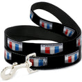 Load image into Gallery viewer, Dog Leash - CAMARO Six Badge Black/Silver/Red/White/Blue
