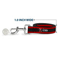Load image into Gallery viewer, Dog Leash - 1969 Camaro Z/28 Emblem/Stripe Red/Black/Gray/Silver
