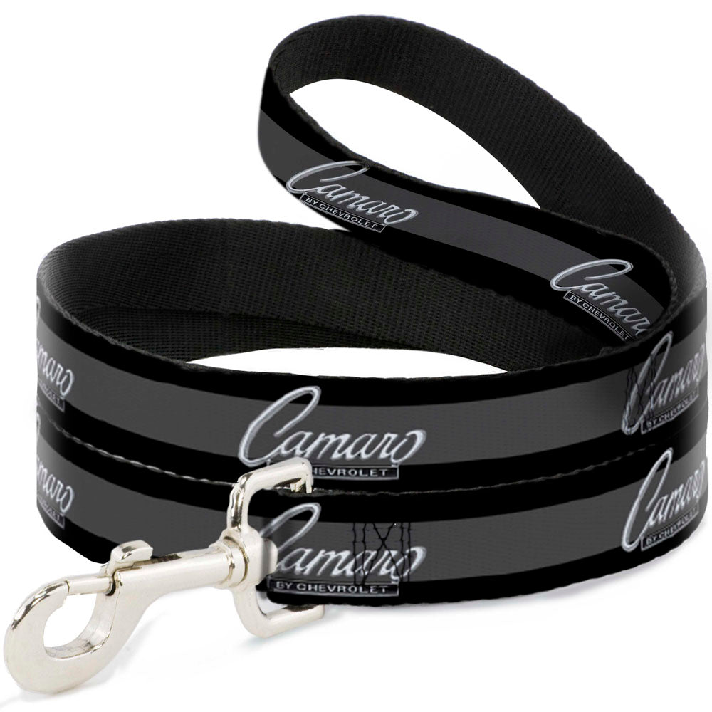 Dog Leash - 1969 CAMARO BY CHEVROLET Emblem/Stripe Black/Gray/Silver