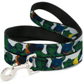 Load image into Gallery viewer, Dog Leash - COWBOY BEBOP Crew Group Pose and Title Logo White/Black/Greens
