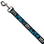 Dog Leash - COWBOY BEBOP Title Logo and Character Blocks Black/Blues