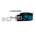 Load image into Gallery viewer, Dog Leash - COWBOY BEBOP Title Logo and Character Blocks Black/Blues
