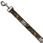 Dog Leash - COWBOY BEBOP Jet Black and Crew Bonsai Tree Scene and Title Logo