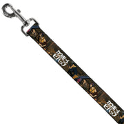 Dog Leash - COWBOY BEBOP Jet Black and Crew Bonsai Tree Scene and Title Logo