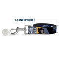 Load image into Gallery viewer, Dog Leash - COWBOY BEBOP Spike Vicious and Faye Pose and Title Logo Blues/Yellow
