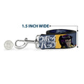 Load image into Gallery viewer, Dog Leash - COWBOY BEBOP Spike Vicious and Faye Pose and Title Logo Blues/Yellow
