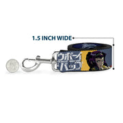 Dog Leash - COWBOY BEBOP Spike Vicious and Faye Pose and Title Logo Blues/Yellow
