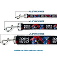Load image into Gallery viewer, Dog Leash - COWBOY BEBOP Spike Pose and Crew Collage and Title Logo Black
