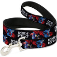 Load image into Gallery viewer, Dog Leash - COWBOY BEBOP Spike Pose and Crew Collage and Title Logo Black
