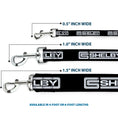 Load image into Gallery viewer, Dog Leash - Carroll Shelby CS SHELBY Racing Logo Block Black/White
