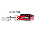 Load image into Gallery viewer, Dog Leash - SHELBY 60th ANNIVERSARY Checker Red/Black/White
