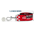 Load image into Gallery viewer, Dog Leash - SHELBY 60th ANNIVERSARY Checker Red/Black/White
