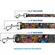 Dog Leash - CatDog Party/Balloons/CATDOG Logo Gray/Black/Multi Color