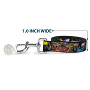 Dog Leash - CatDog Party/Balloons/CATDOG Logo Gray/Black/Multi Color