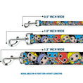 Load image into Gallery viewer, Dog Leash - DC Mini Group Stacked Black
