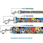 Dog Leash - DC Mini Group Stacked Black