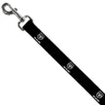 Load image into Gallery viewer, Dog Leash - Ram Black/Silver Logo REPEAT
