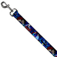 Load image into Gallery viewer, Dog Leash - Tinker Bell Poses Purple/Pink Fade
