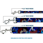 Dog Leash - Tinker Bell Poses Purple/Pink Fade